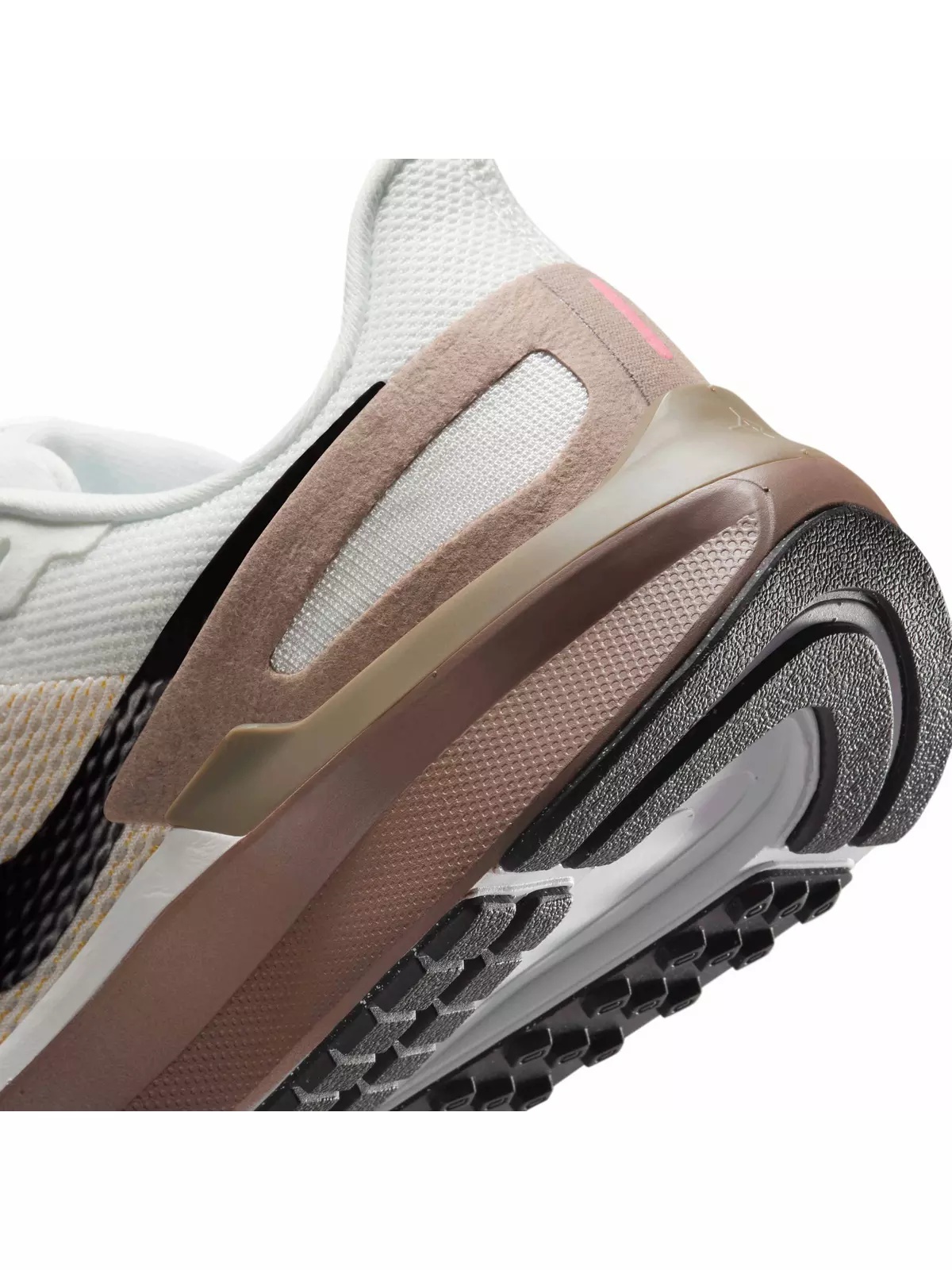 Structure 25 "Summit White/Mink Brown/Varsity Maize/Black" Women's Running Shoe - 8