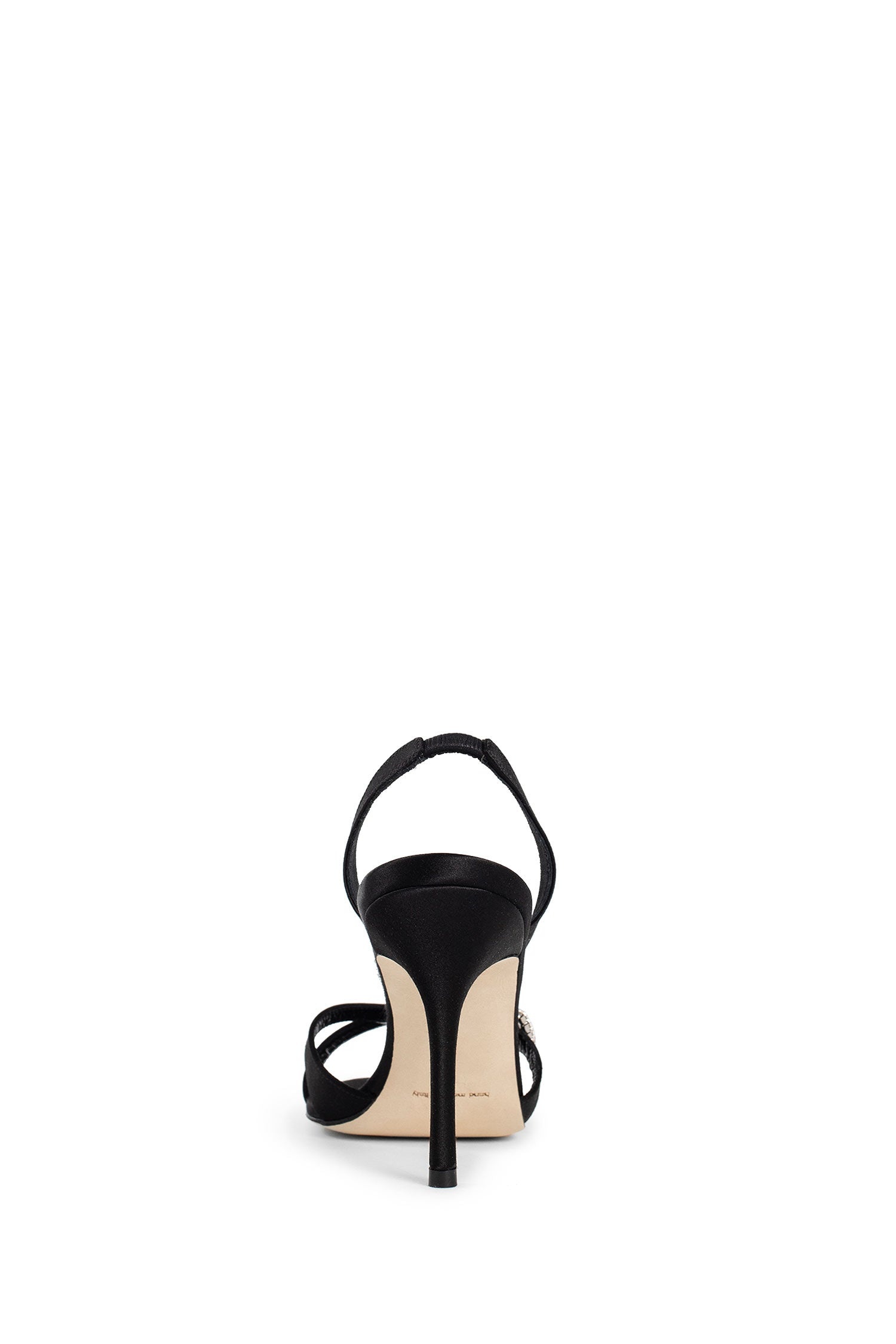 MANOLO BLAHNIK WOMAN BLACK SANDALS - 3