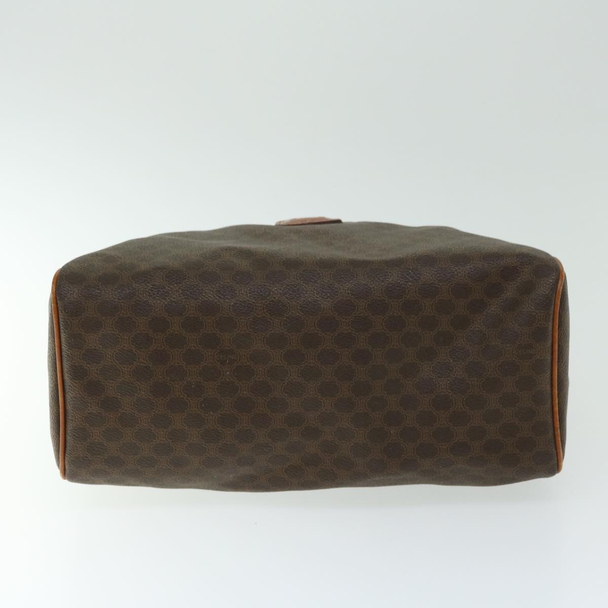CELINE Macadam Canvas Hand Bag Pvc Brown - 9