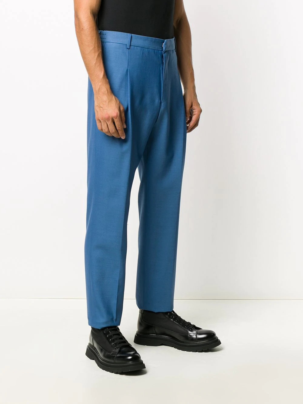 straight-leg tailored trousers - 3