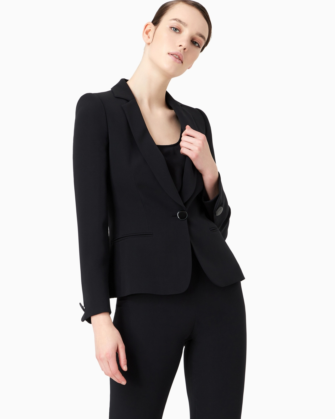 Mulberry silk single-breasted jacket - 2