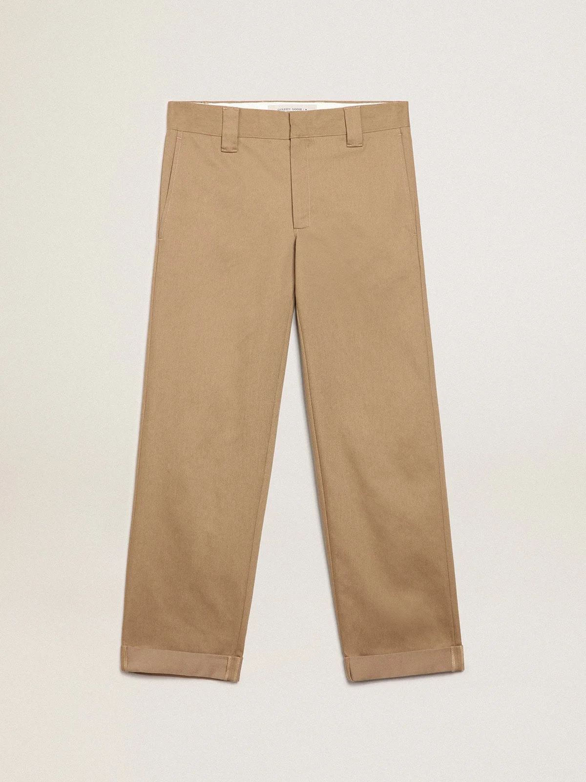 Beige khaki Golden Collection chinos - 1