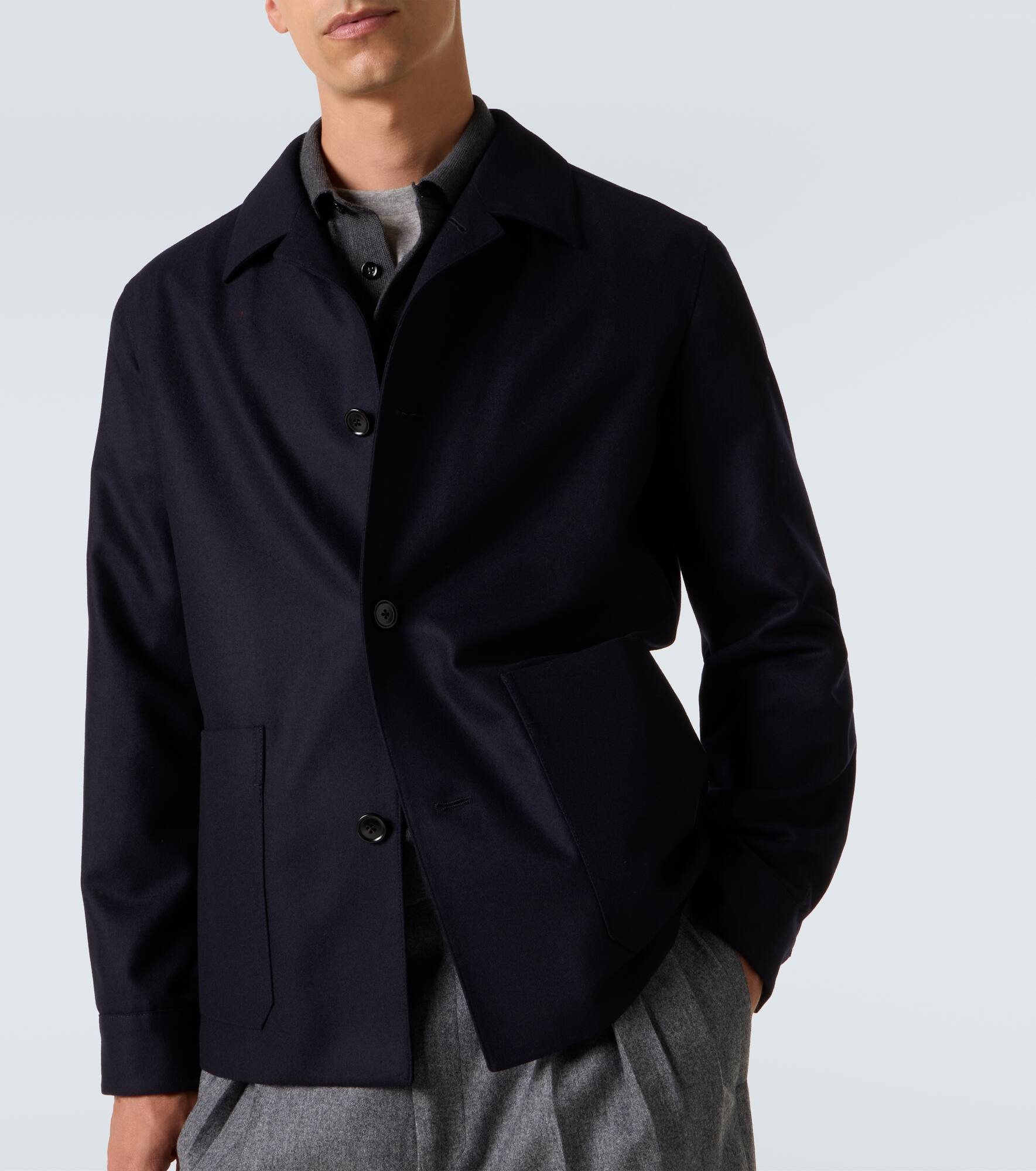 Wool overshirt - 5