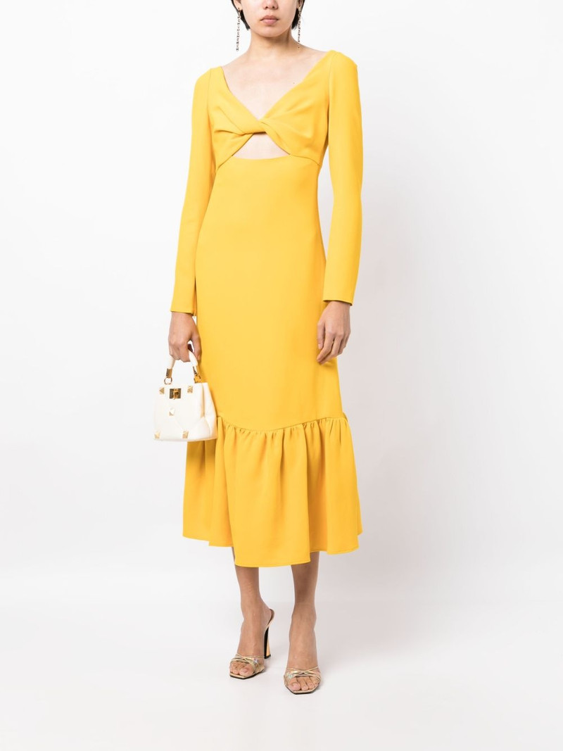 GIAMBATTISTA VALLI Twist-front midi dress outlook