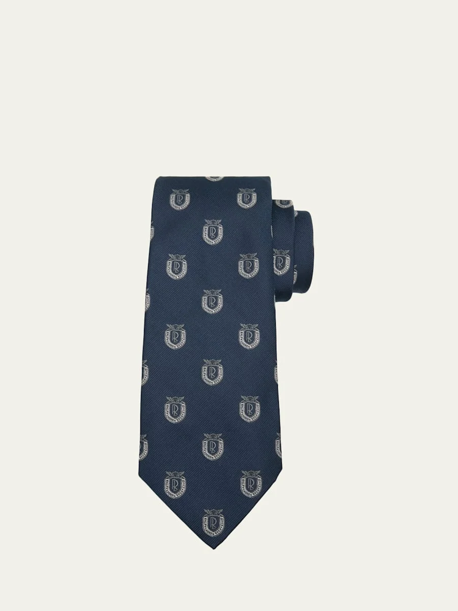 Men's Silk Club Tie - 1