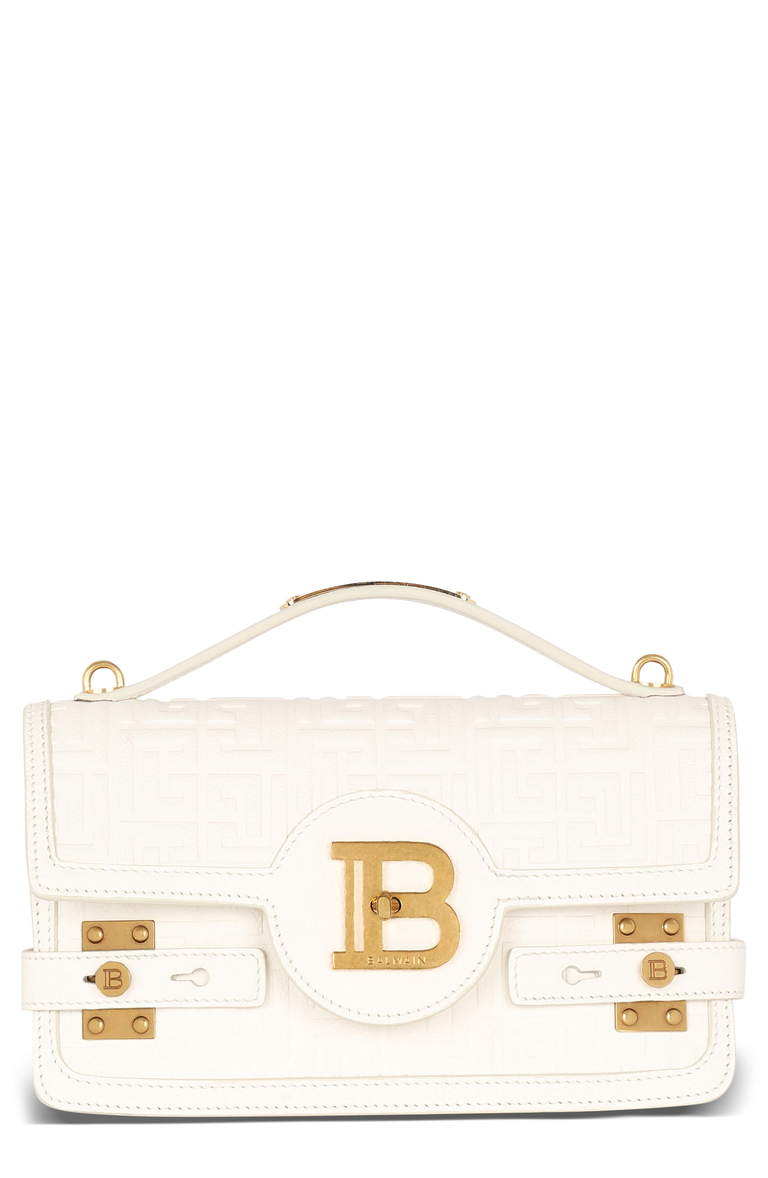 B-Buzz 24 Monogram Embossed Leather Top Handle Bag - 1