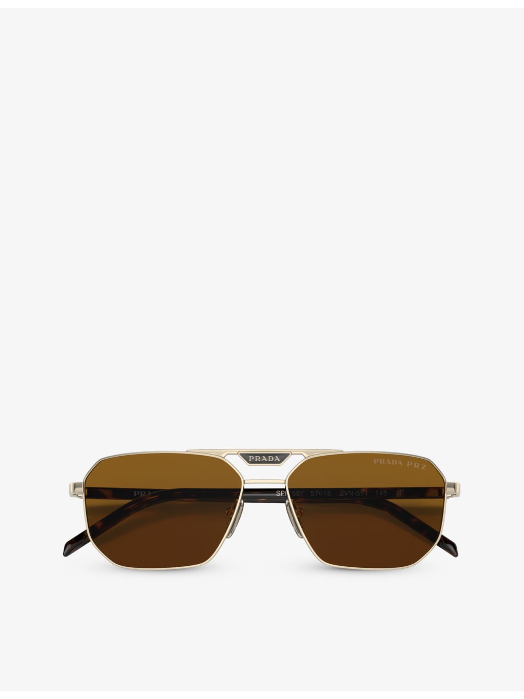 PR 58YS rectangle-frame metal sunglasses - 5