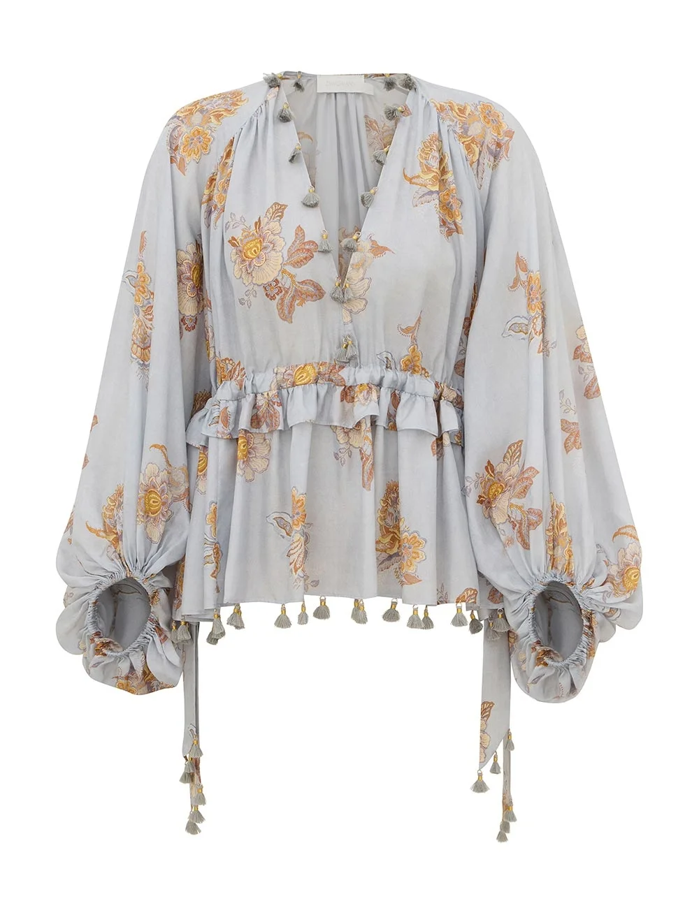 ECHO TASSEL BILLOW BLOUSE - 1