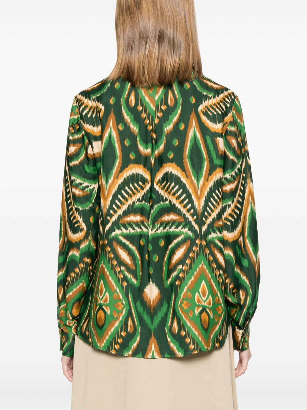 Pineapple Ikat shirt - 4