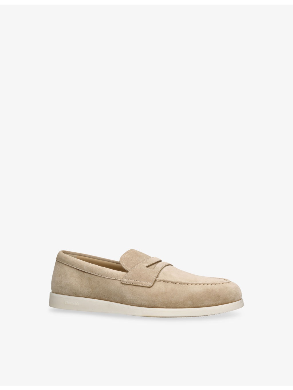 Saddle Penny Slip-On Suede Loafers - 3