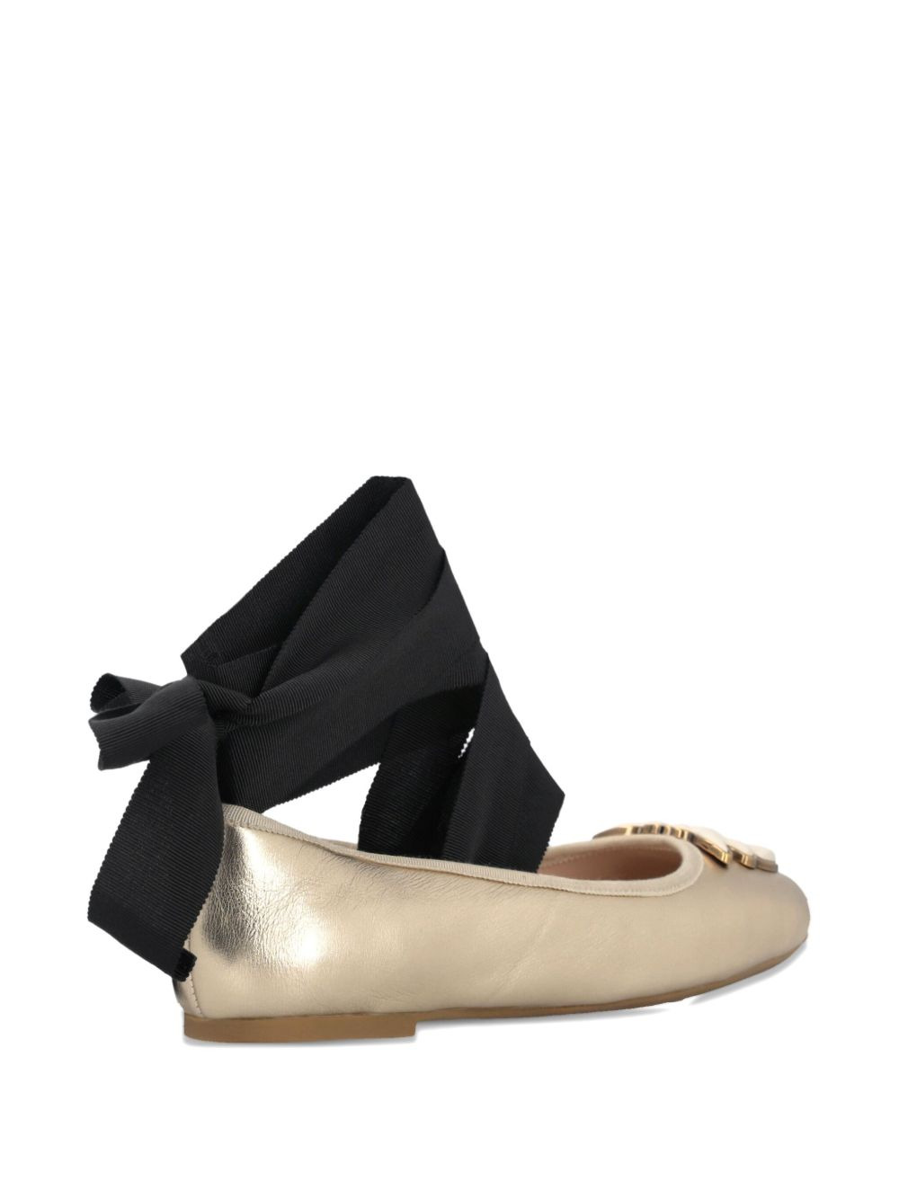 Gioia 02 ribbon-detail ballet flats - 4
