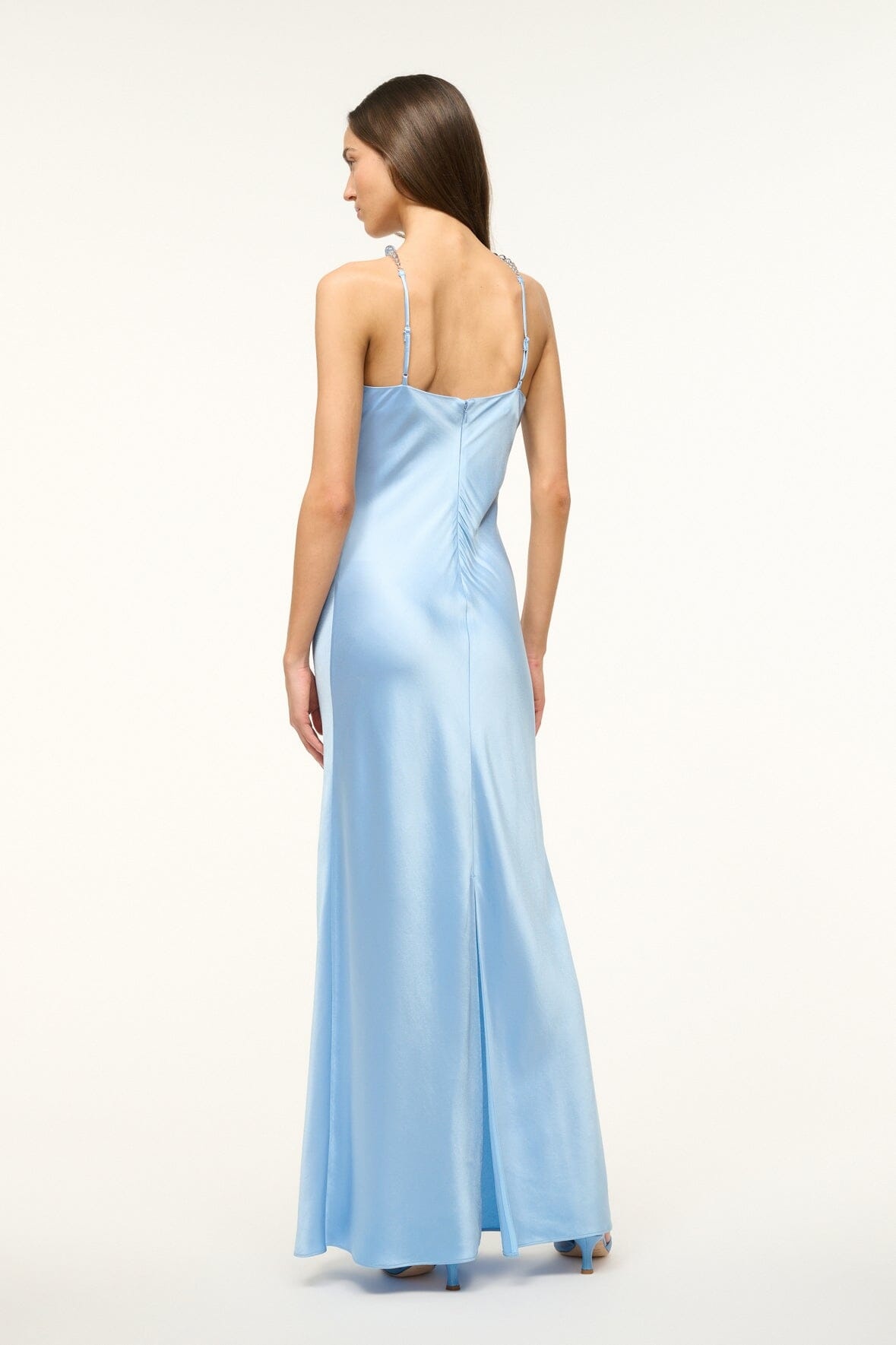 STAUD CADENCE DRESS AZURE - 5