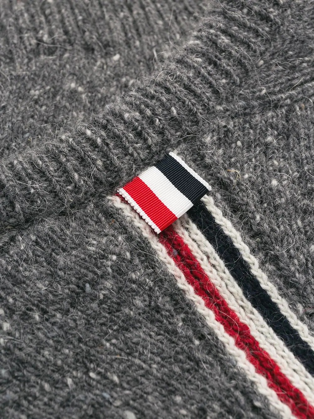 RWB Intarsia Stripe Crew Neck Pullover - 6