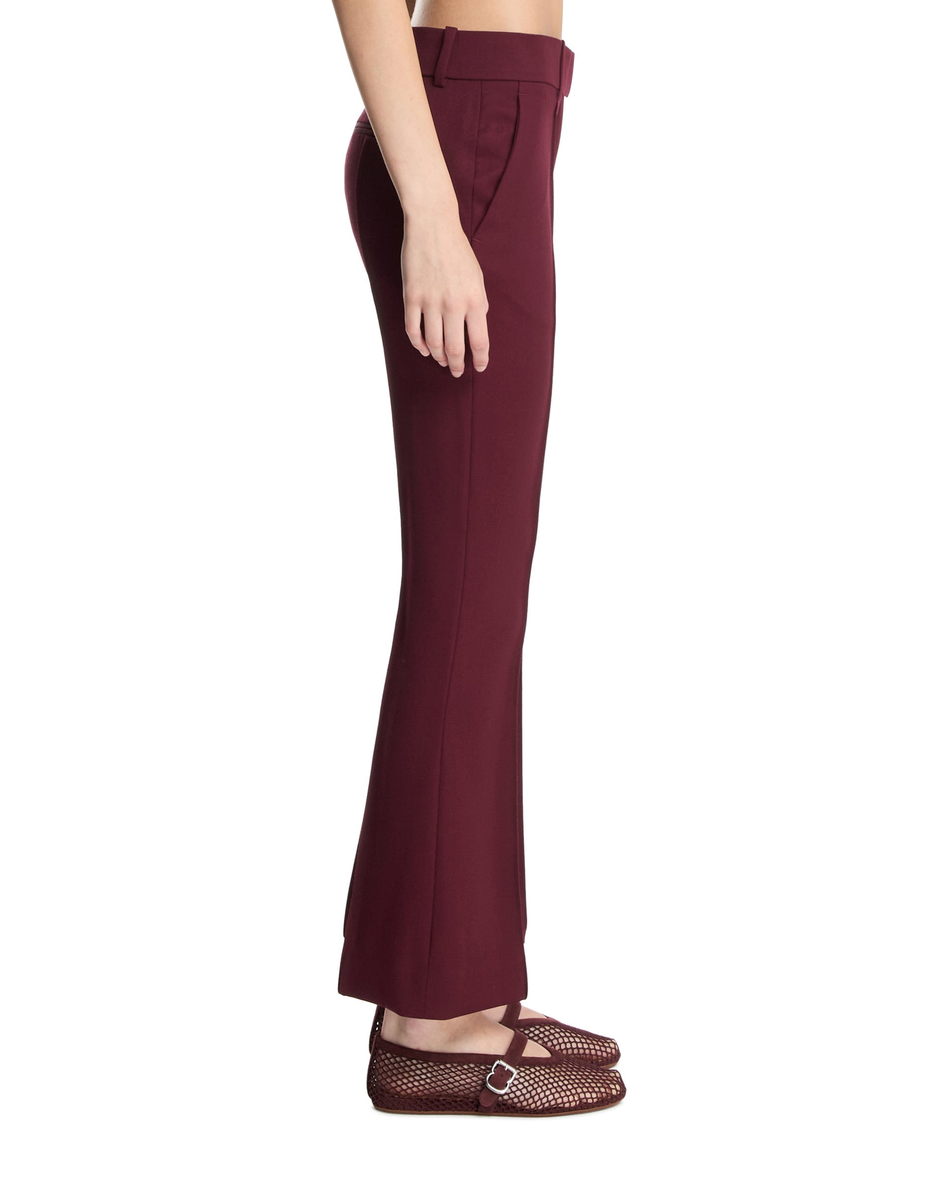 Burgundy Long Pants - 5