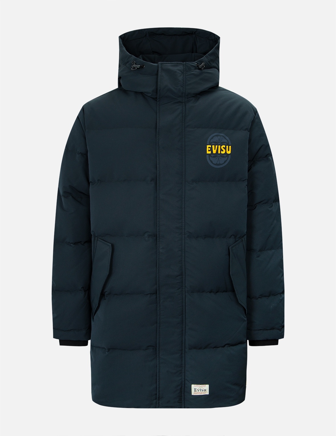 EVISU SQUAD DAICOCK PRINT DOWN COAT - 1