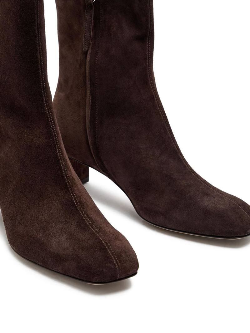 Aeyde 45mm Millie suede block-heel boots outlook