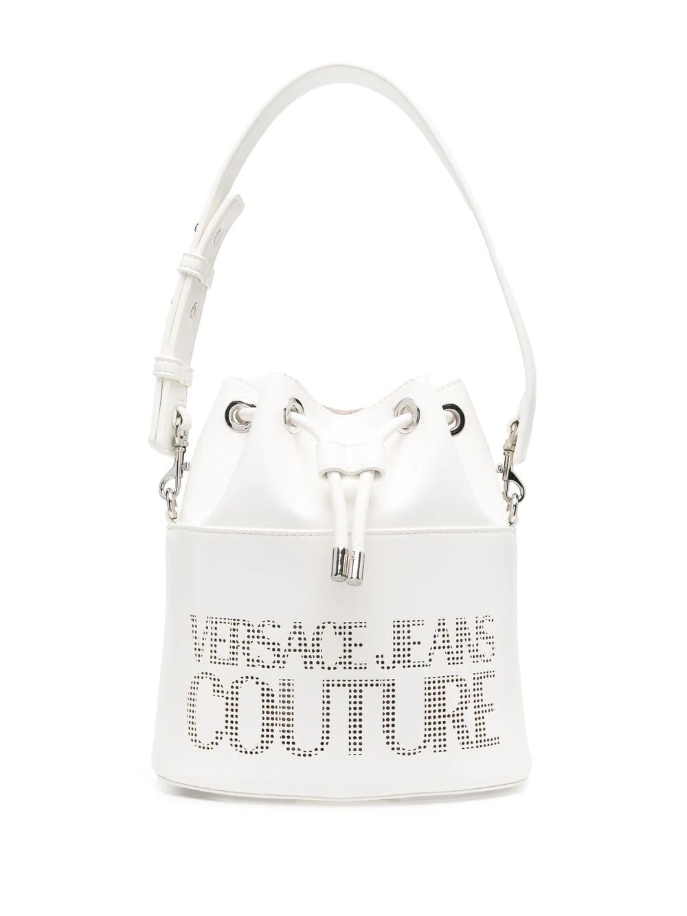 mini logo-print drawstring bucket bag - 7