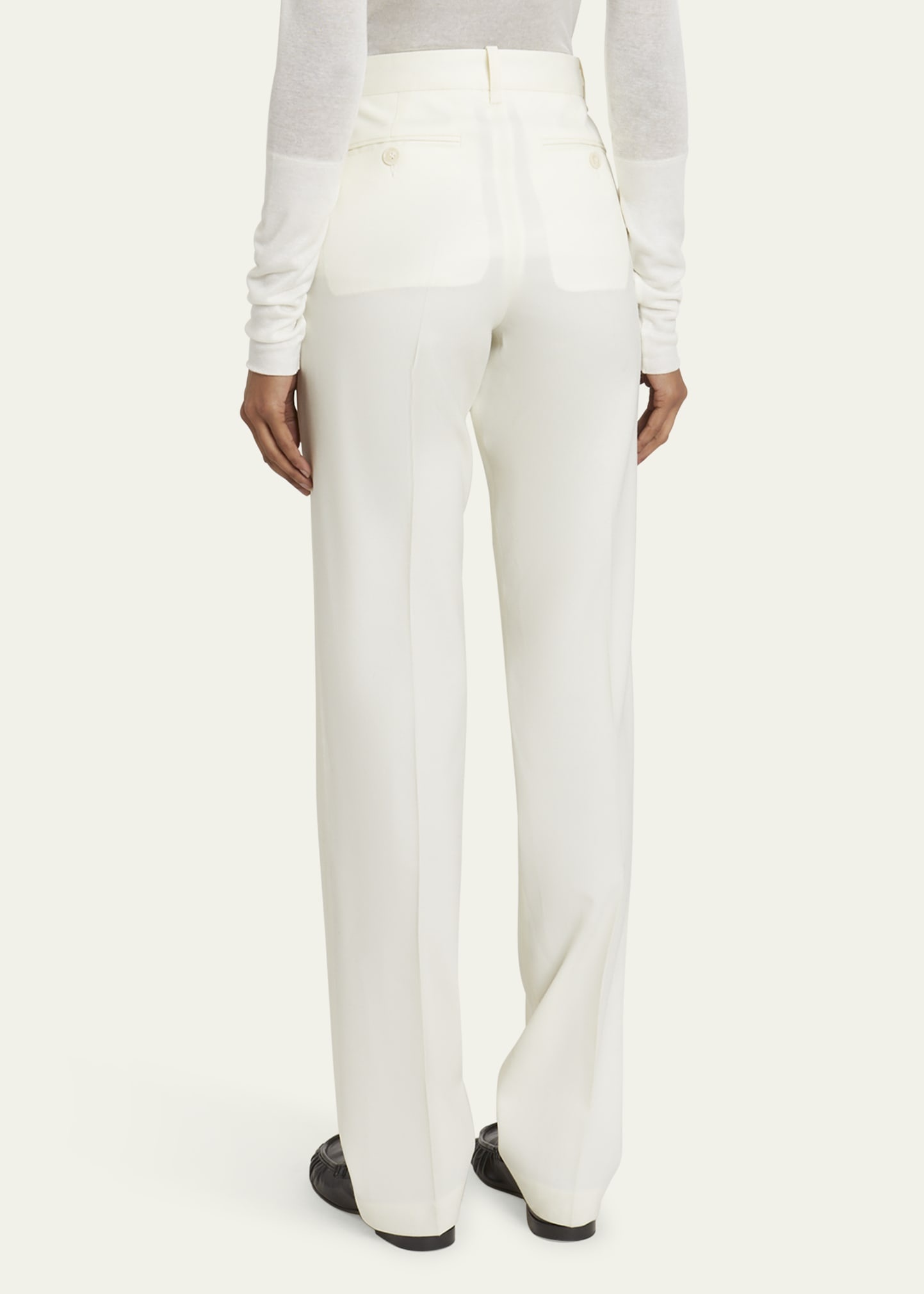 Teddy Wool Twill Suiting Pants - 3