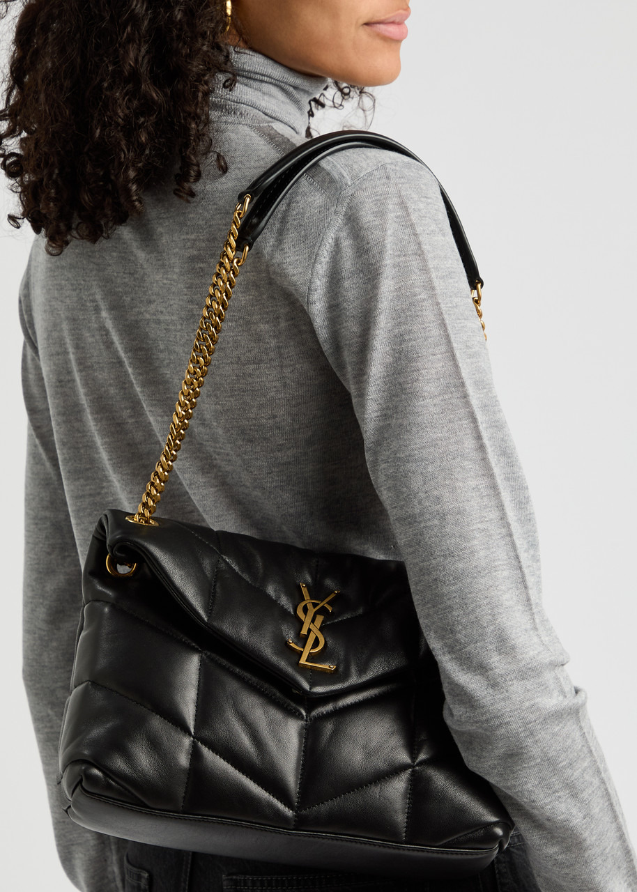 Saint Laurent Lou Puffer Small Leather Shoulder bag - 6