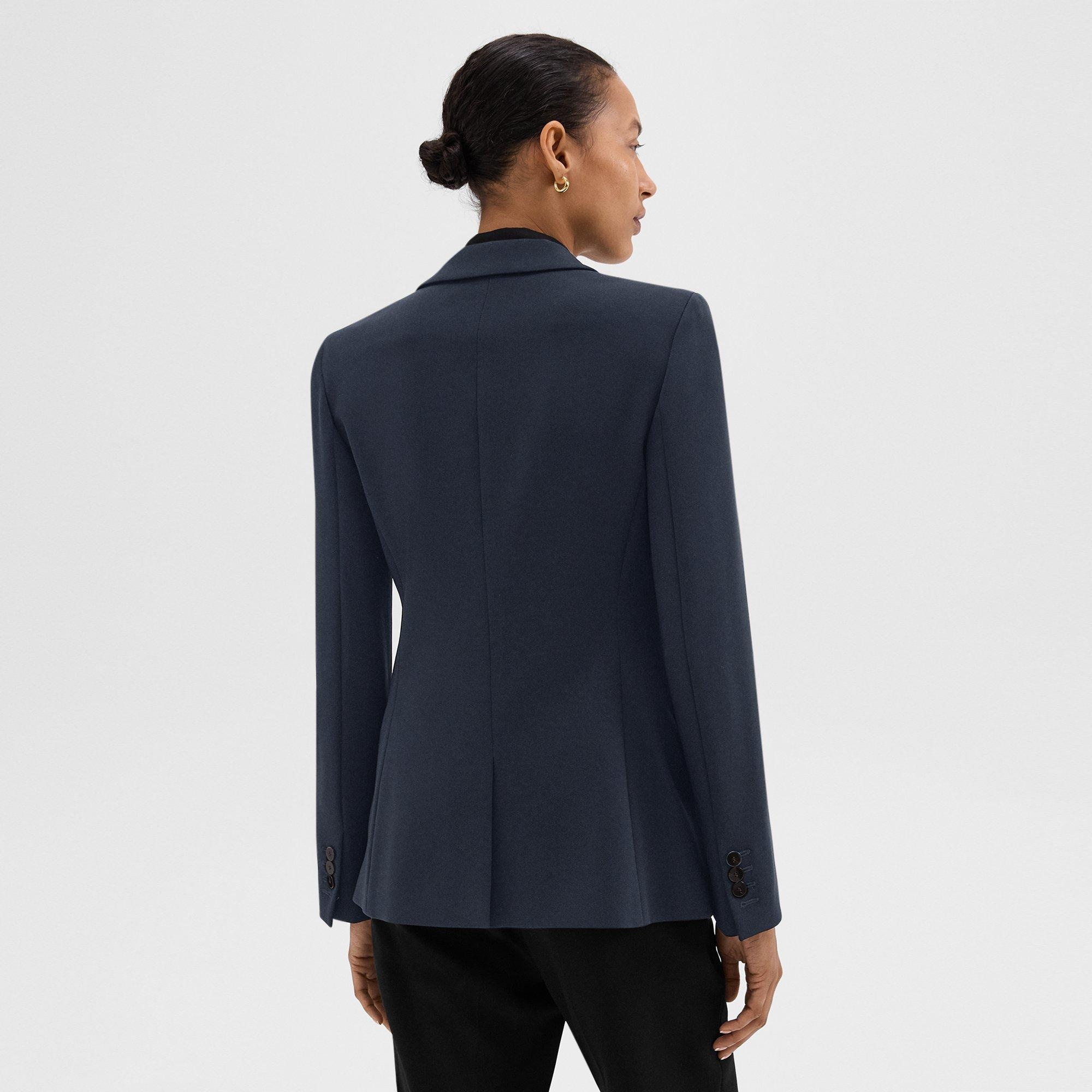Staple Blazer in Admiral Crepe - 4