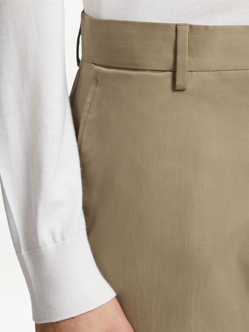tailored cotton trousers - 4
