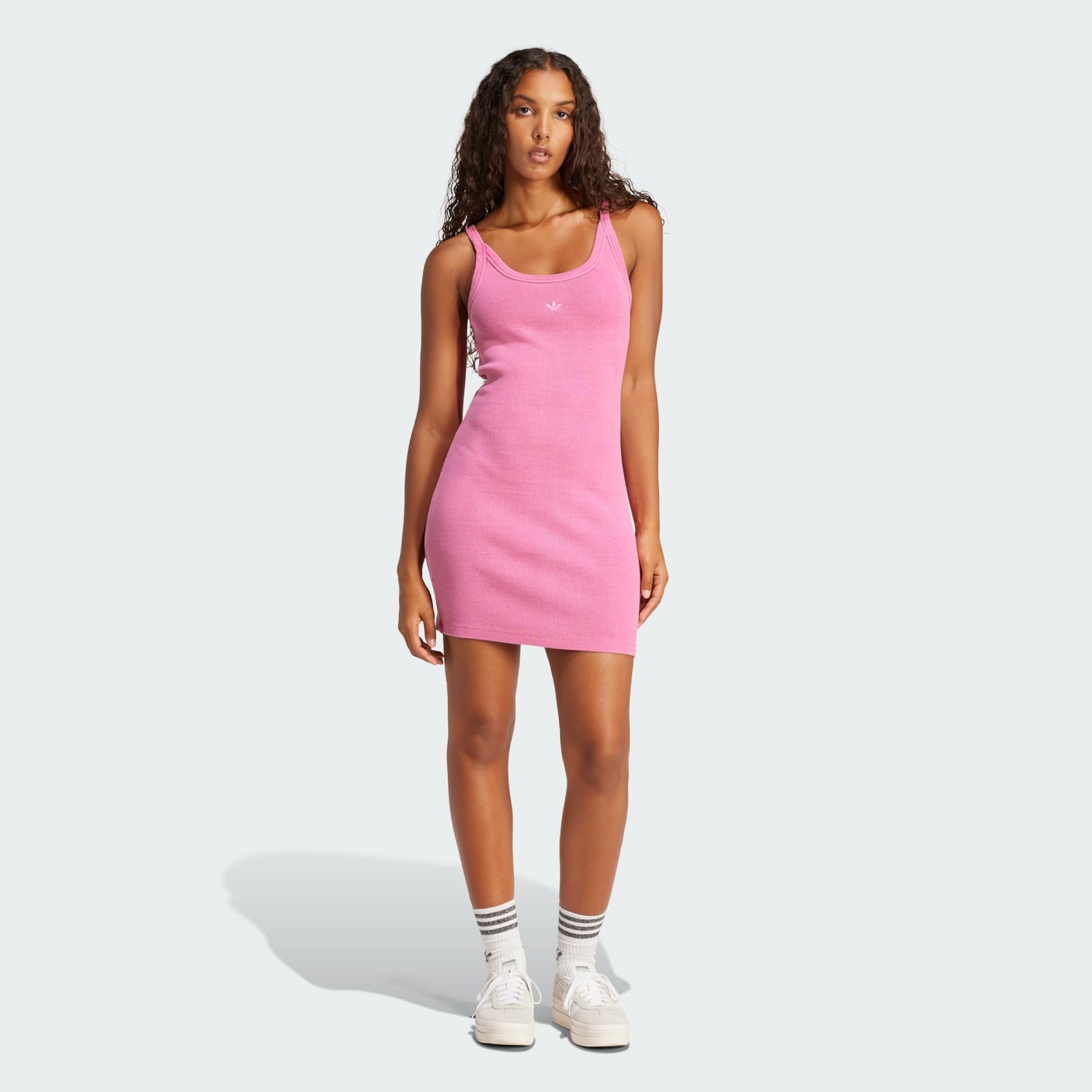 Ribbed Mini Dress - 2