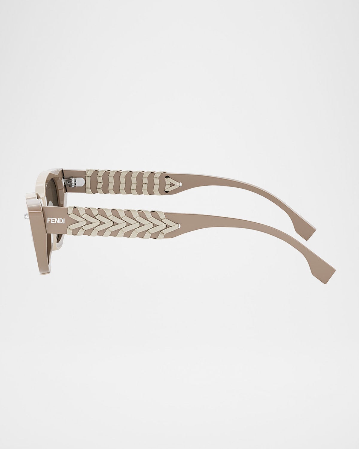 Interlace Acetate Cat-Eye Sunglasses - 4