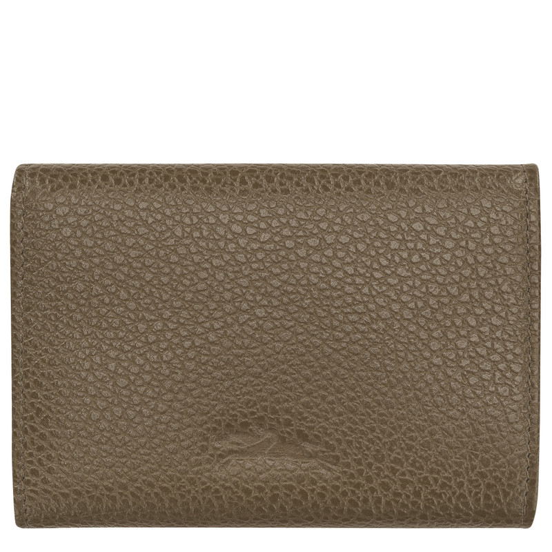 Longchamp Le Foulonné Compact wallet Caper - Leather outlook