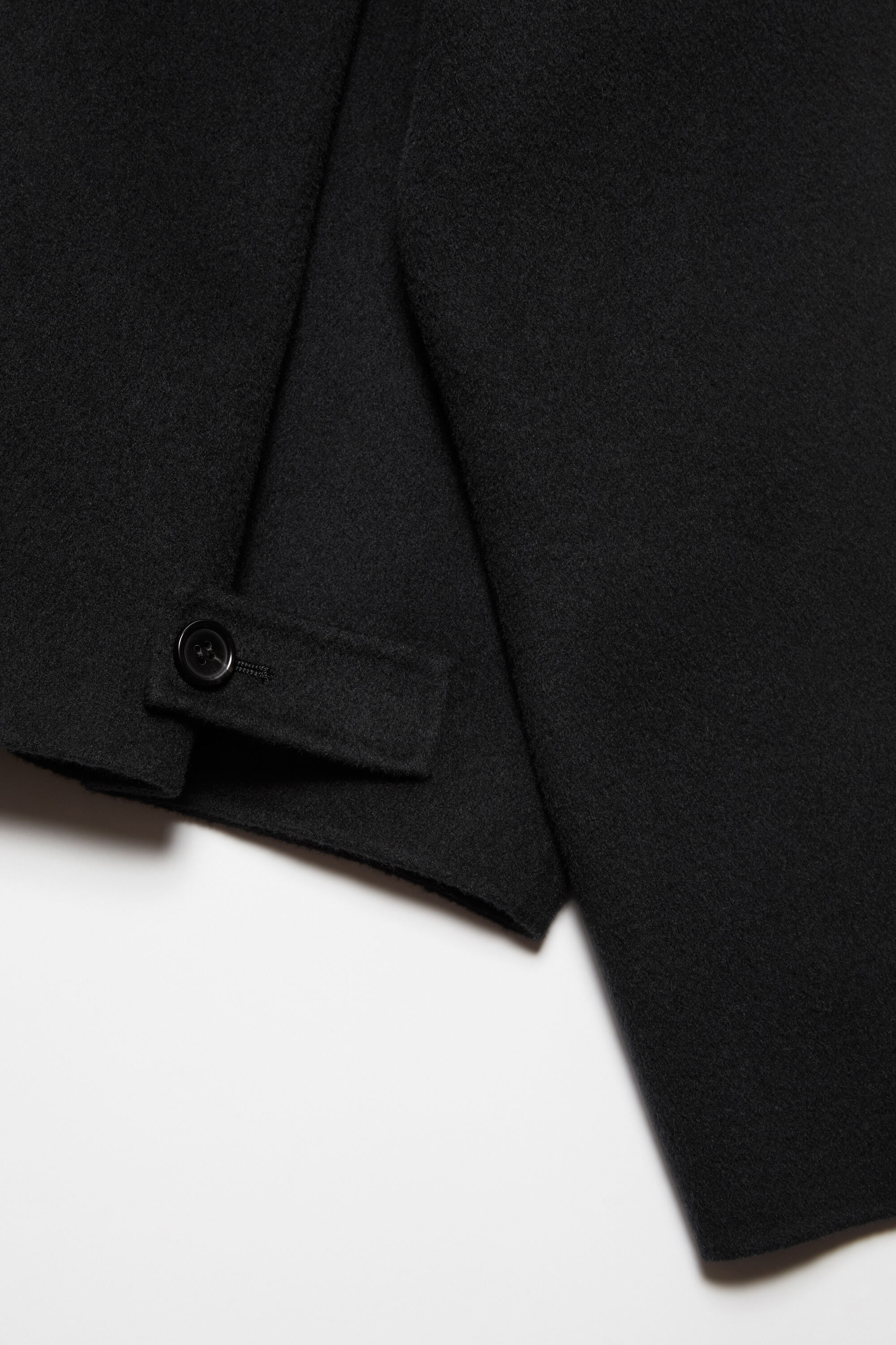 Wool zipper jacket - Black - 6