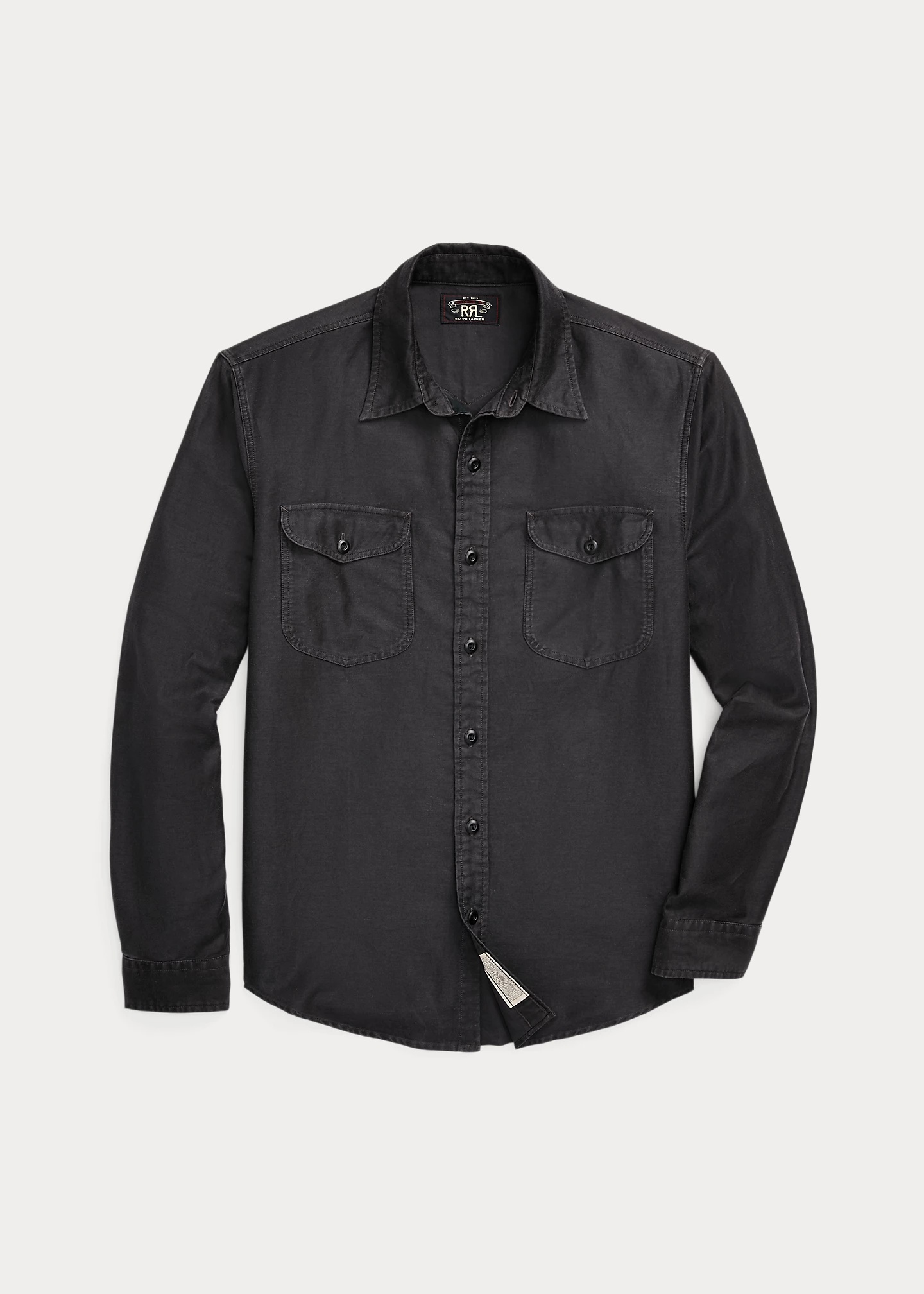 Cotton-Linen Sateen Workshirt - 1