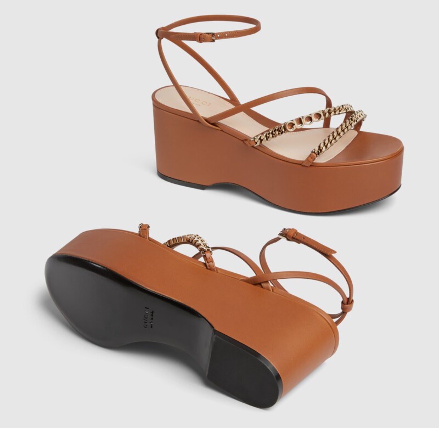 Gucci Signoria Flatform Sandals - 3