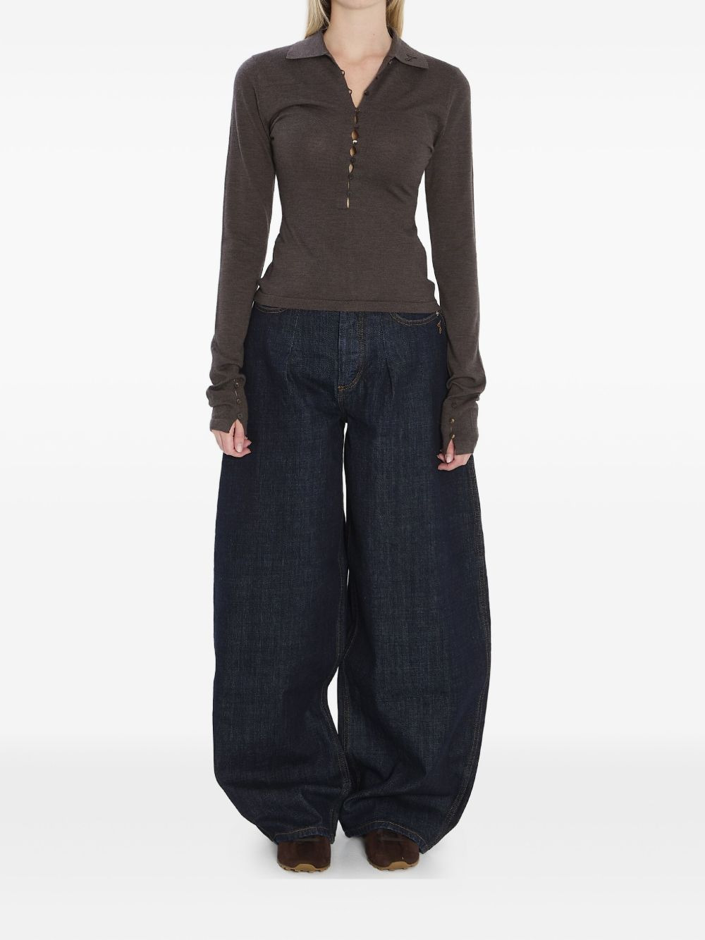 JACQUEMUS T-shirts and Polos Brown - 4