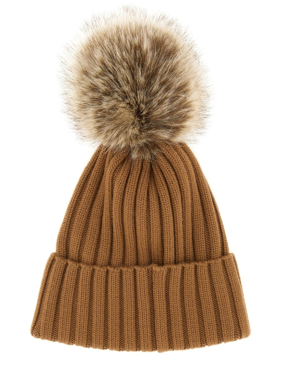 WOOLEN HAT WITH POMPOM - 2