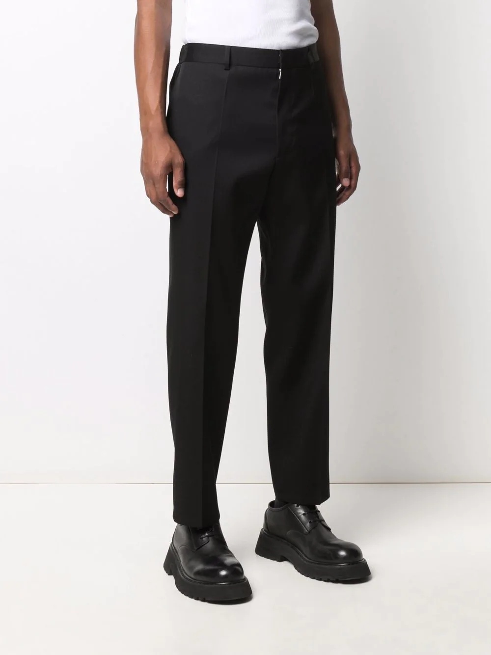 straight-leg tailored trousers - 3