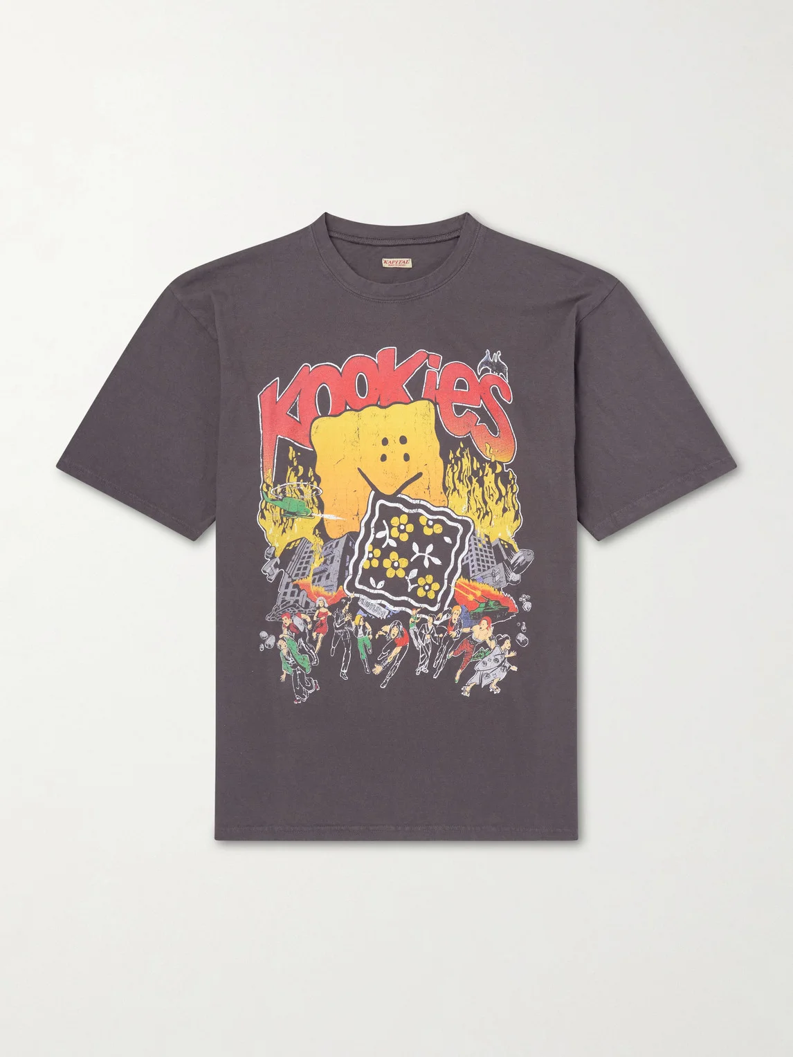 Buster Peckish Bowy Printed Cotton-Jersey T-Shirt - 1