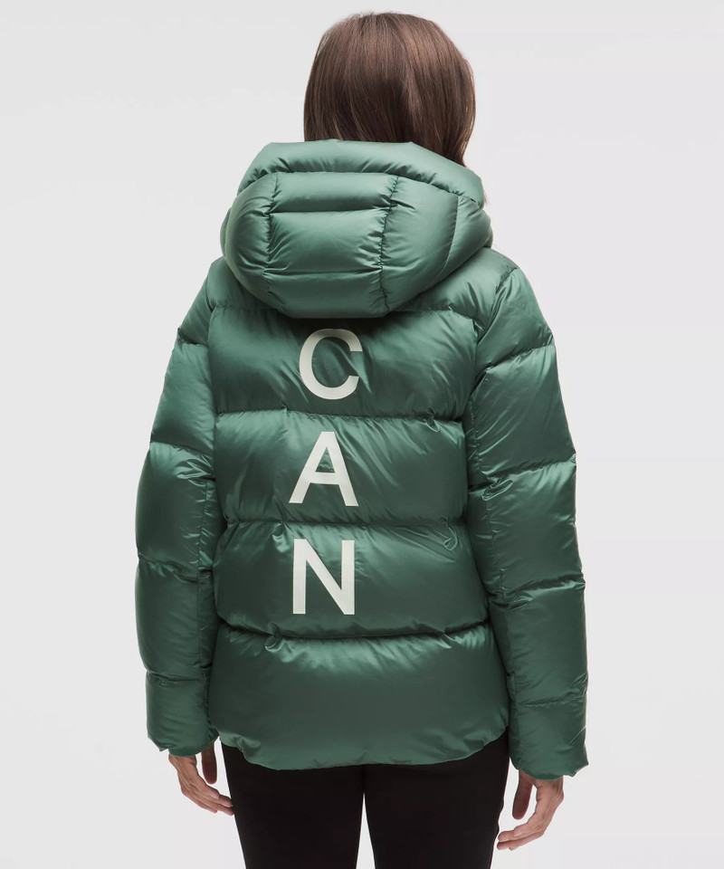 Team Canada Women's Wunder Puff Large-Hood Jacket Shine *CPC Logo 3
