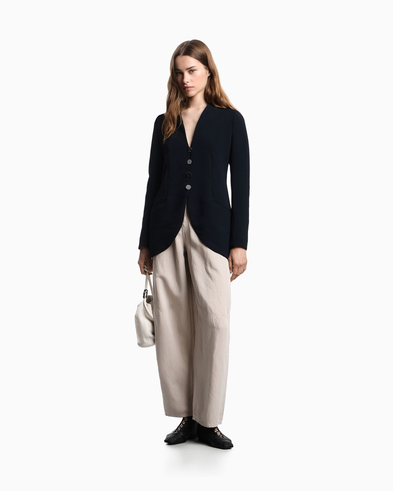 CRÊPE-EFFECT CADY BLAZER 2