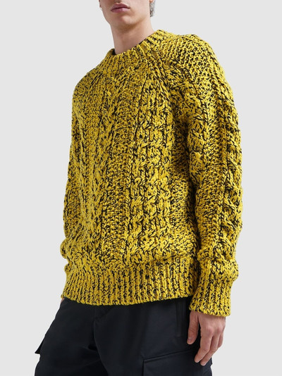 Moncler Grenoble Wool blend knit sweater outlook