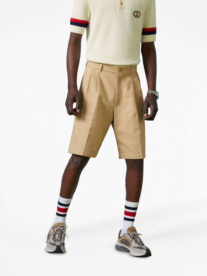 logo-embroidered bermuda shorts 3