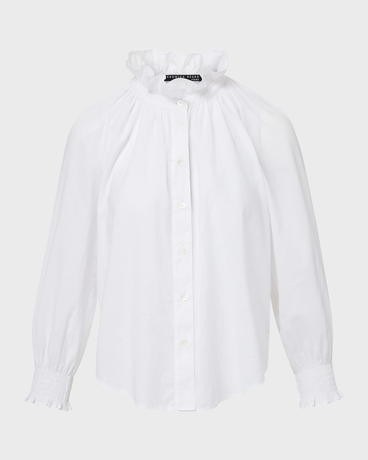 Calisto Classic Ruffle Collared Shirt - 1