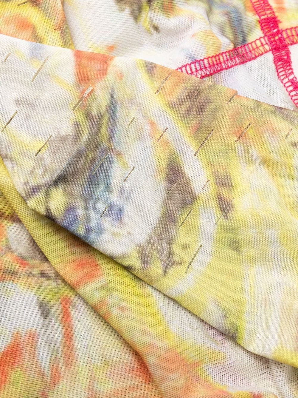 abstract-print footed leggings - 7