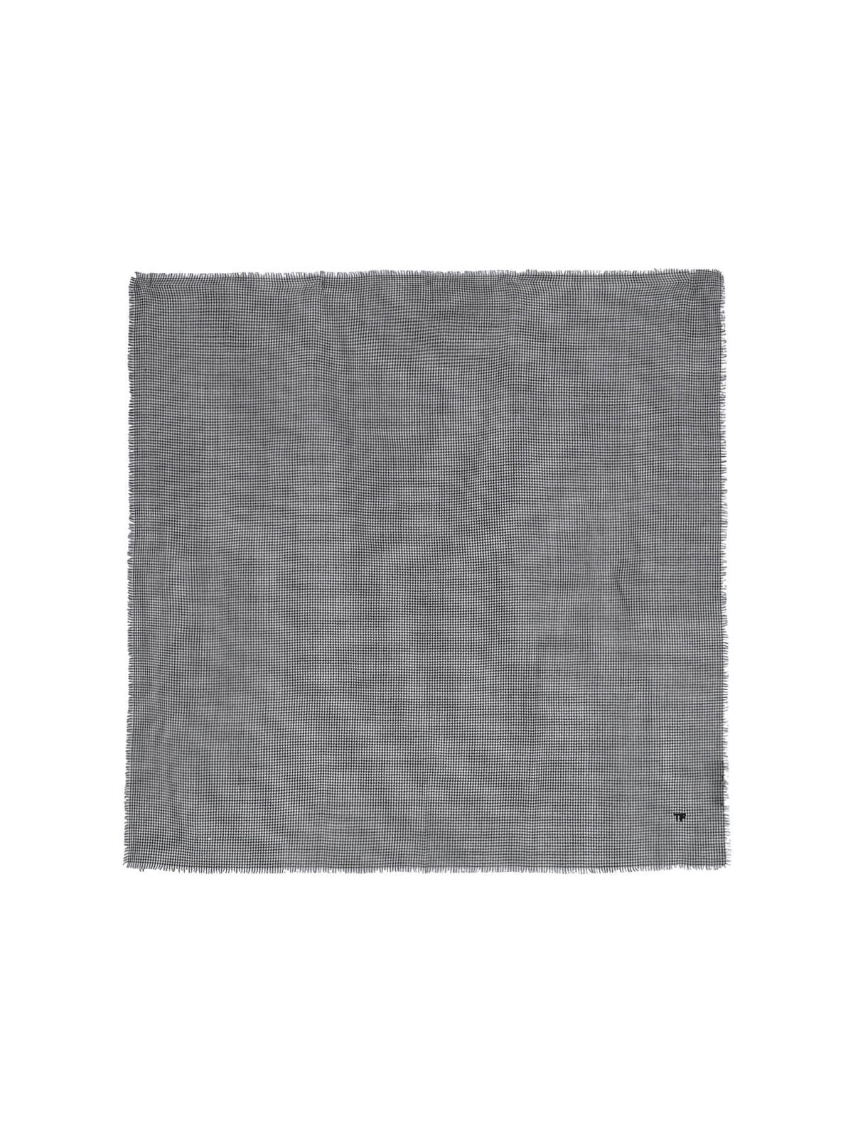HOUNDSTOOTH WOOL SCARF - 2