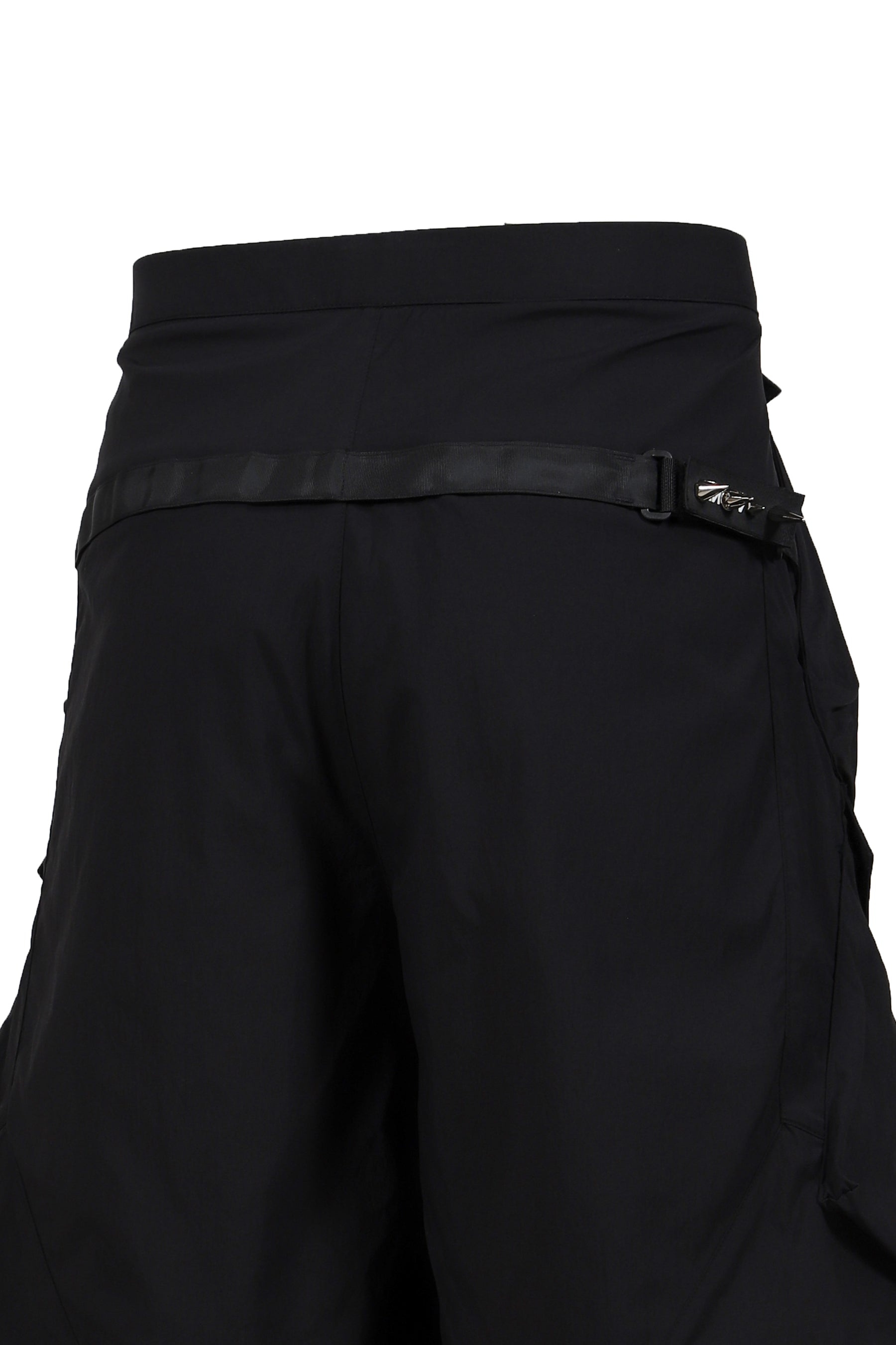 NYLON STRETCH DOUBLE CARGO SHORT PANT GEN. 1 (SP56A-M) / BLK - 6