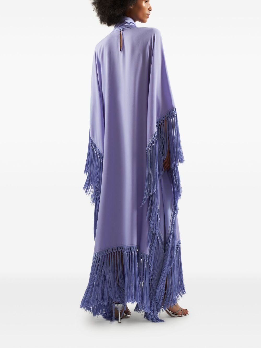 Mrs Ross fringe-trimmed maxi dress - 3