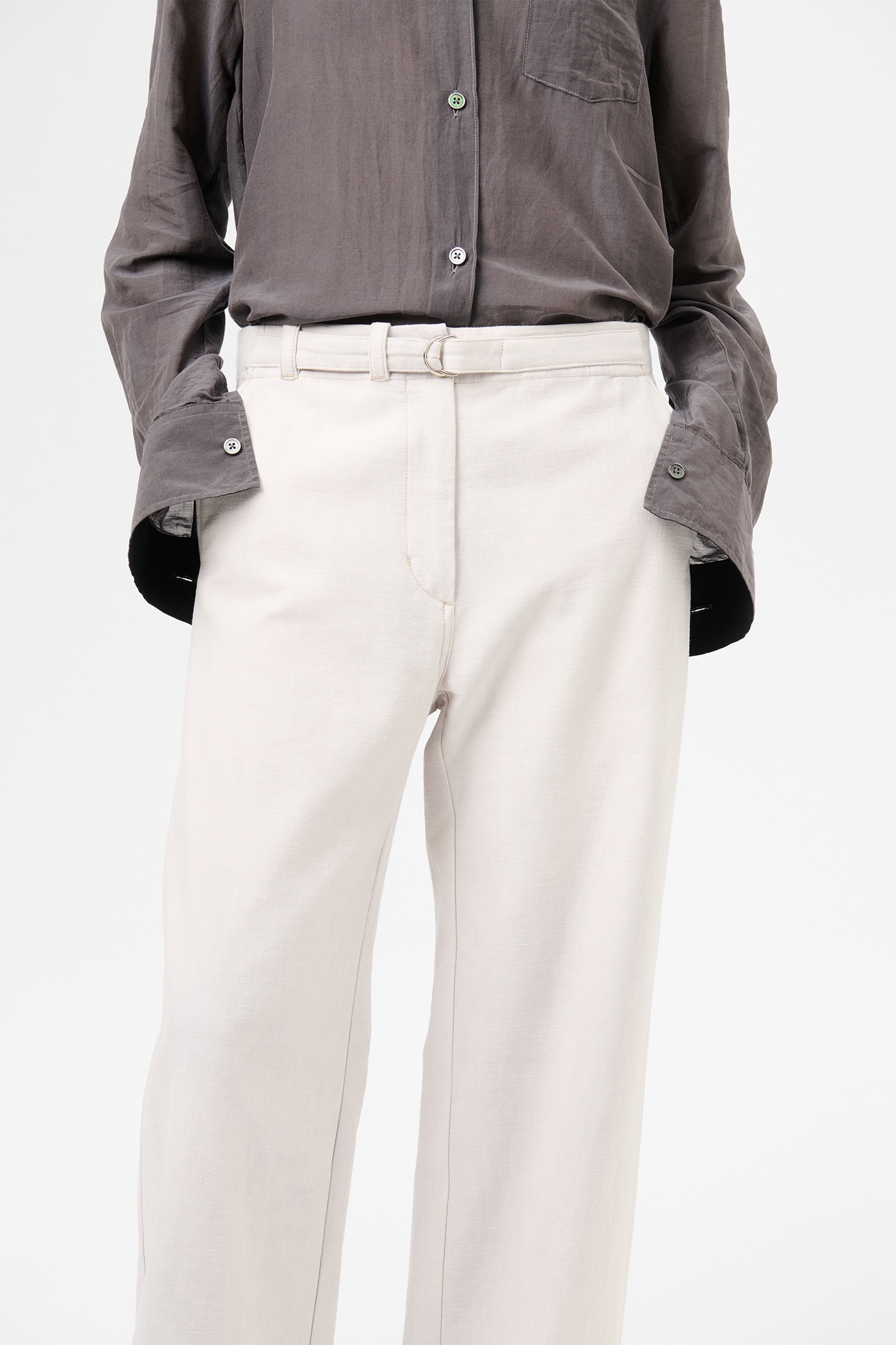Harbour Trouser Dust Bunny Disrupted Sateen - 4