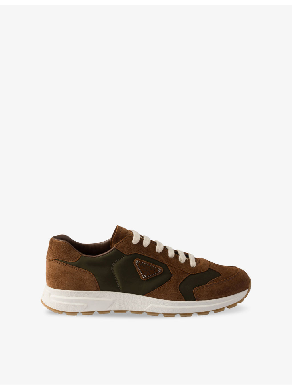 Prax Suede and Woven Trainers - 1
