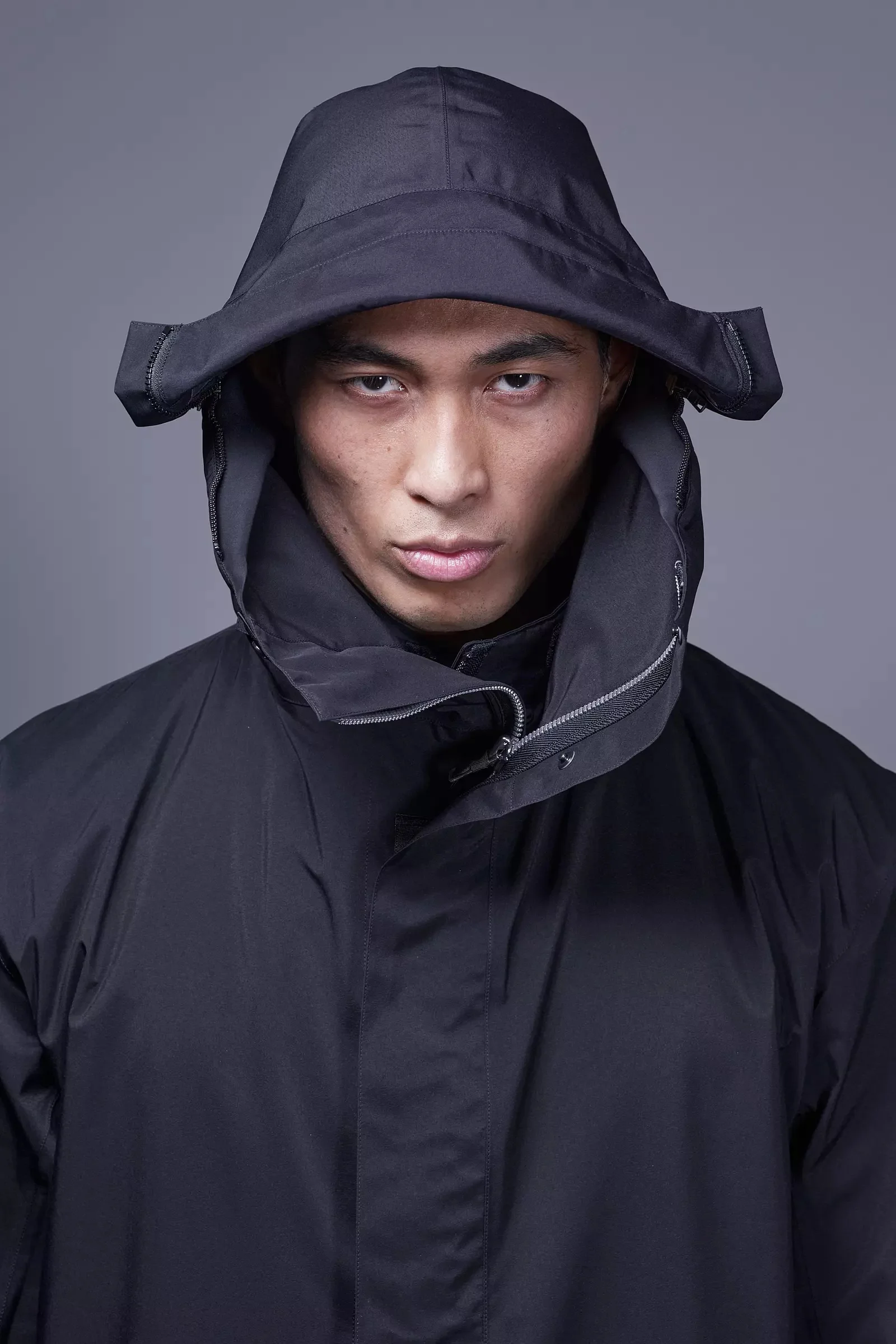 ACRONYM J122-GT 3L Gore-Tex Pro Coat Black | REVERSIBLE