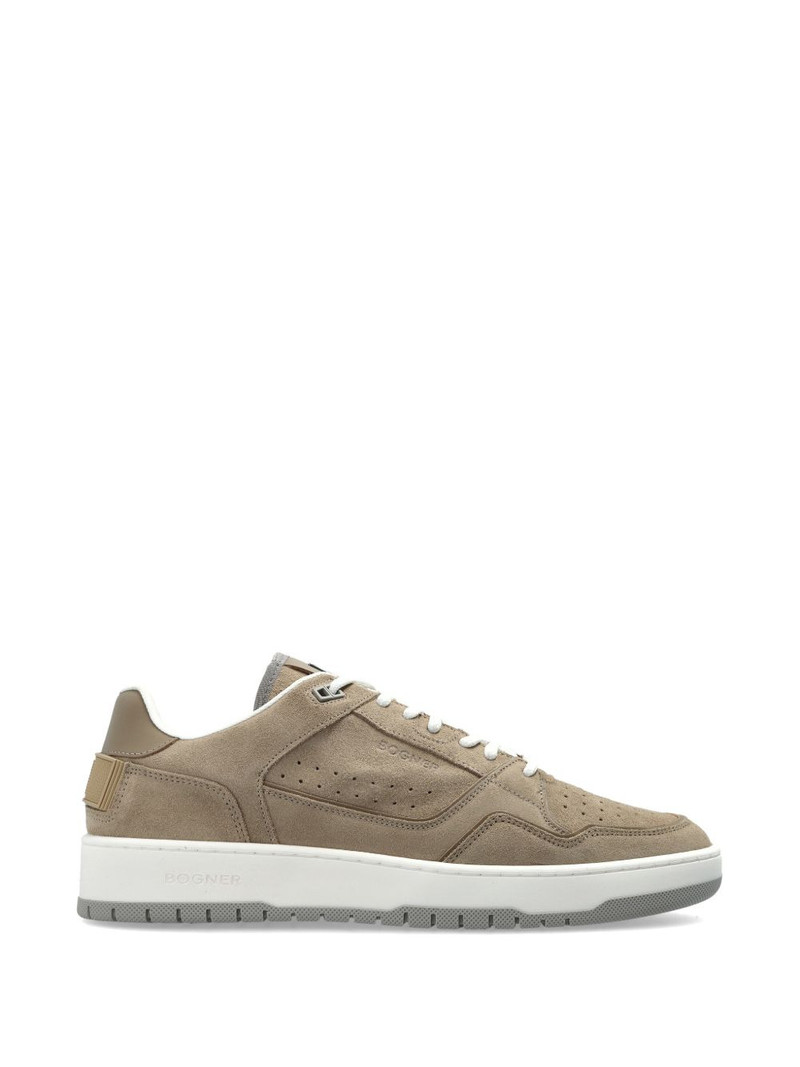 Los Angeles perforated panelled sneakers 1
