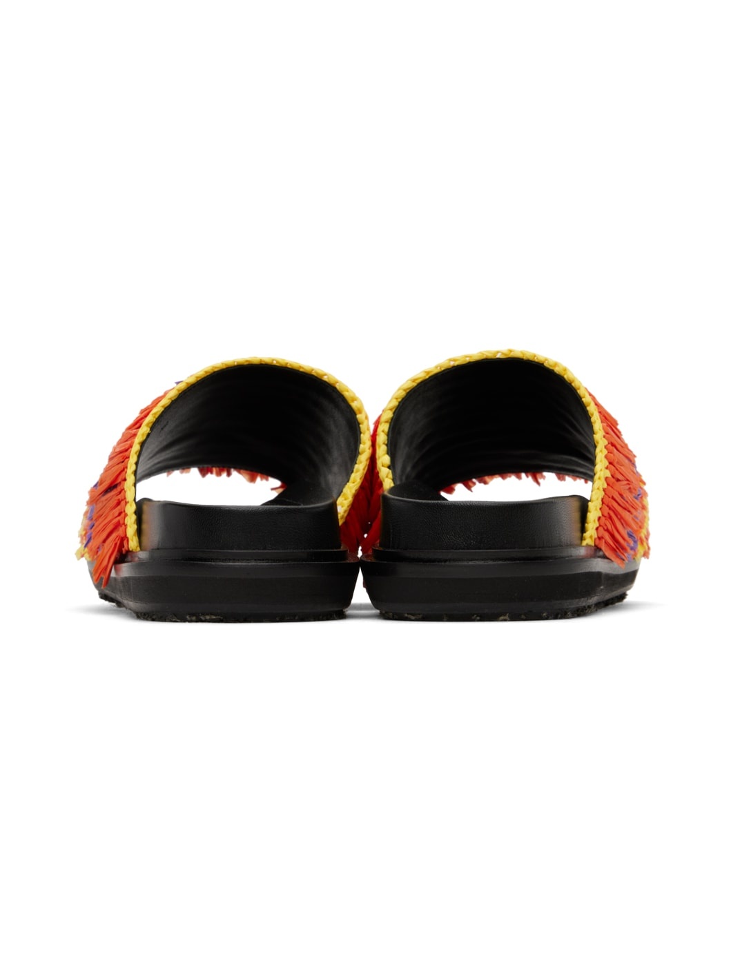Orange & Yellow Fussbett Sandals - 2