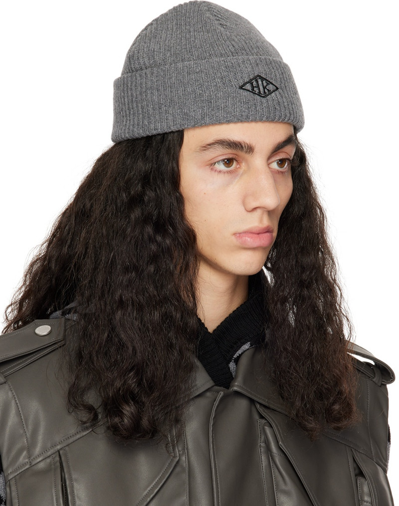 HAN KJØBENHAVN Gray Top Beanie outlook